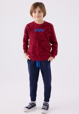 Erkek Çocuk Bordo Pijama Takımı - 50299493028