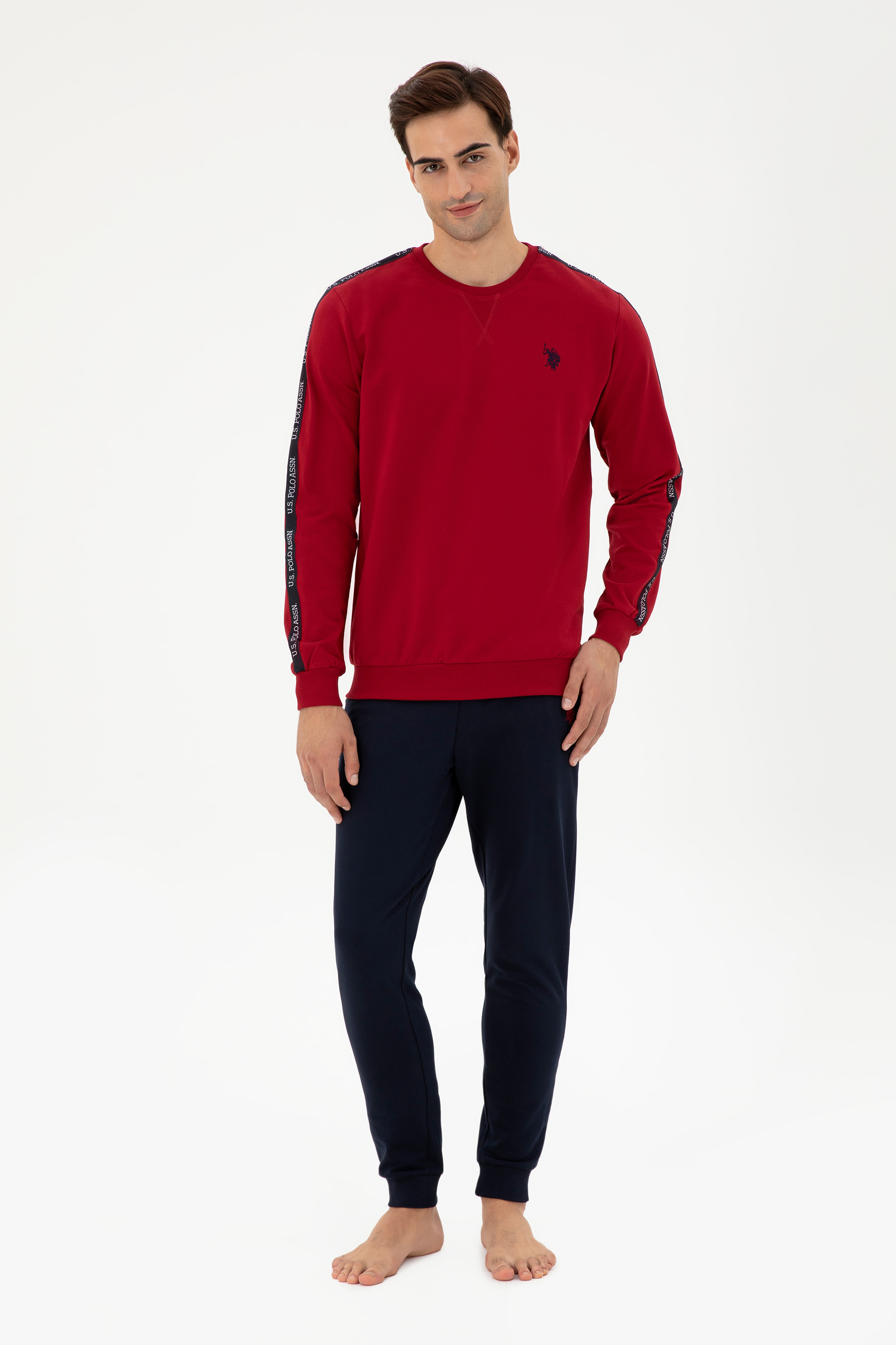 Erkek Bordo Pijama Takımı - Image 1