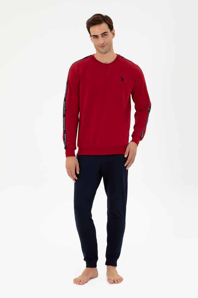 Erkek Bordo Pijama Takımı