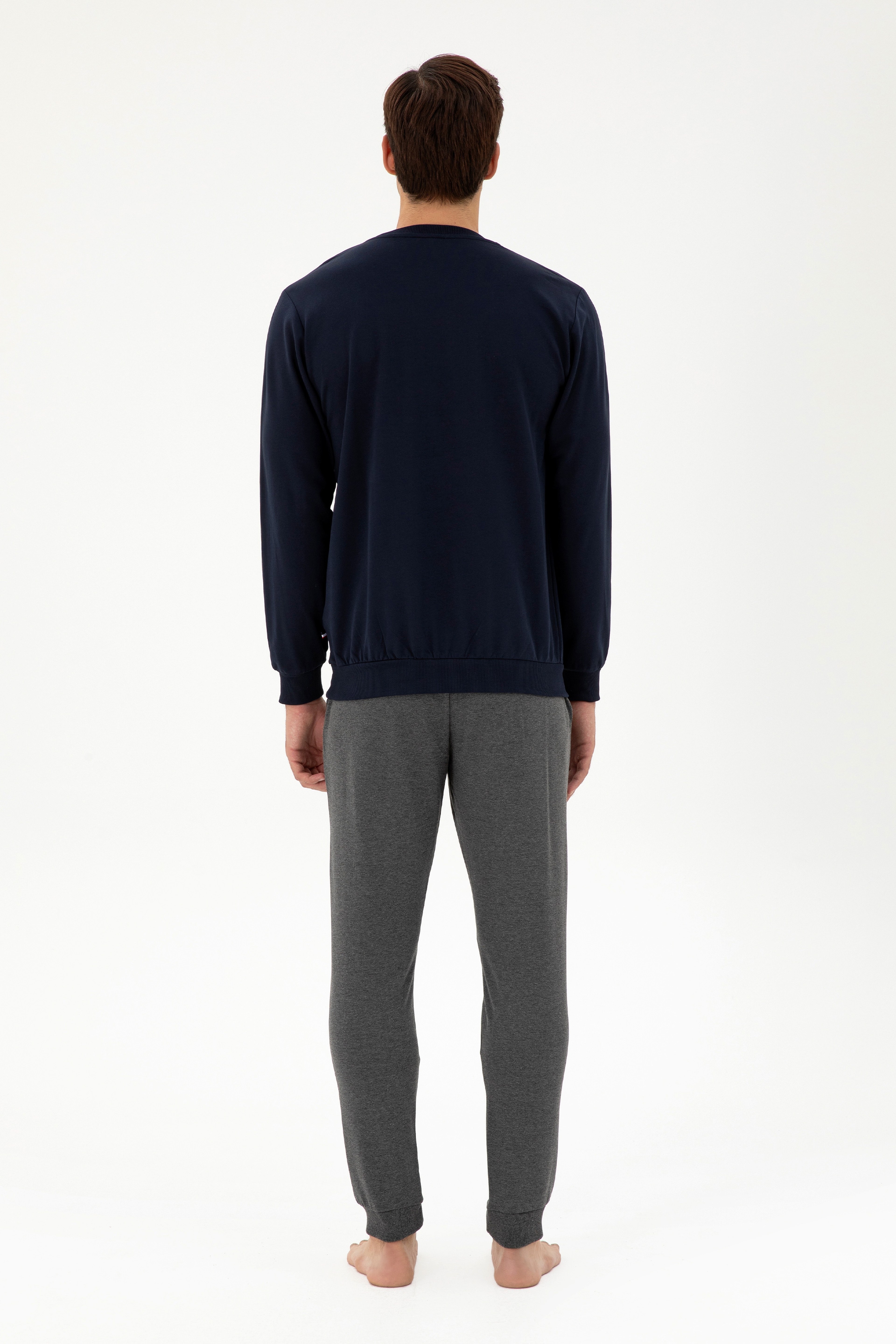 Erkek Lacivert Pijama Takımı - Image 4