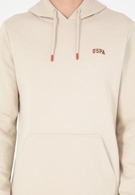 Erkek Kapüşonlu Taş Basic Şardonlu Sweatshirt - 50295176103