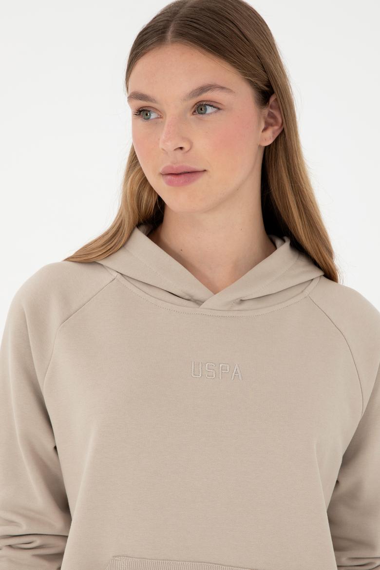 Kadın Taş Kapüşonlu Sweatshirt - 50296944024