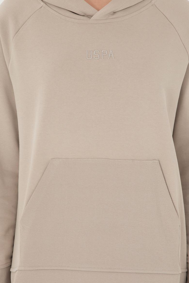 Kadın Taş Kapüşonlu Sweatshirt - 50296944024