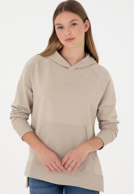 Kadın Taş Kapüşonlu Sweatshirt - 50296944024