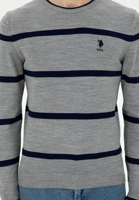 Erkek Gri Melanj Kazak - 50297039027