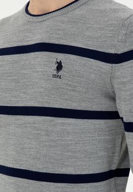 Erkek Gri Melanj Kazak - 50297039027