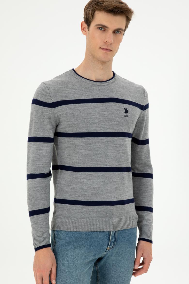 Erkek Gri Melanj Kazak - 50297039027