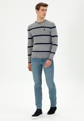 Erkek Gri Melanj Kazak - 50297039027