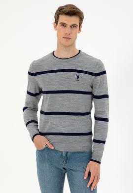 Erkek Gri Melanj Kazak - 50297039027