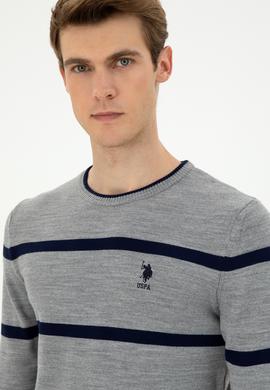 Erkek Gri Melanj Kazak - 50297039027