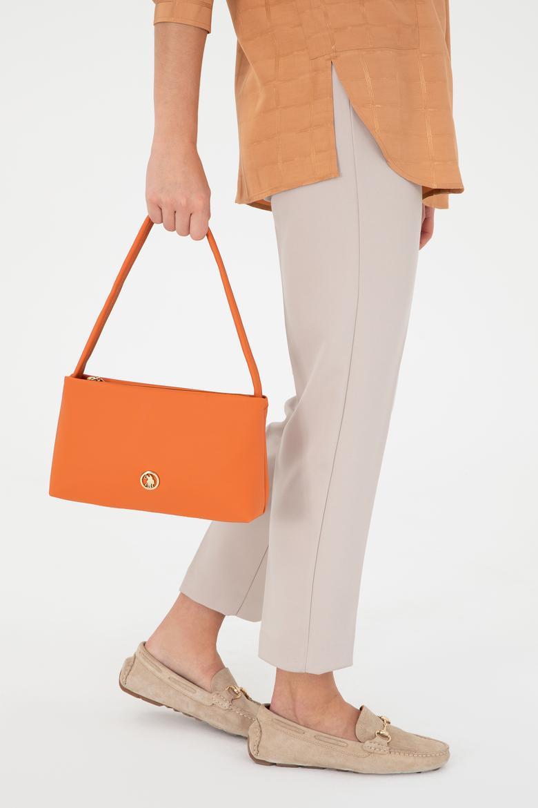 Kadın Turuncu Kol Çantası - 50303437002