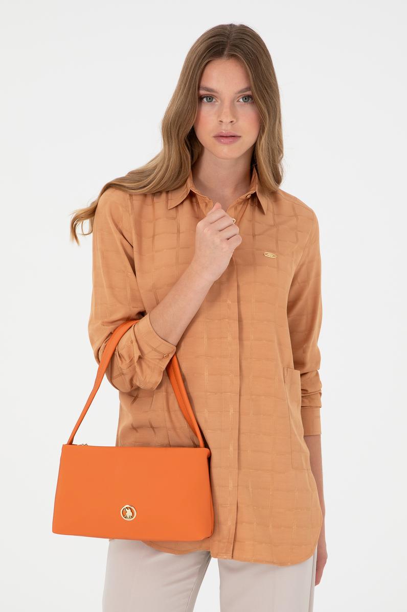 Kadın Turuncu Kol Çantası