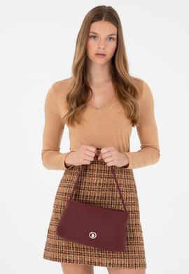 Kadın Bordo Kol Çantası - 50303437005