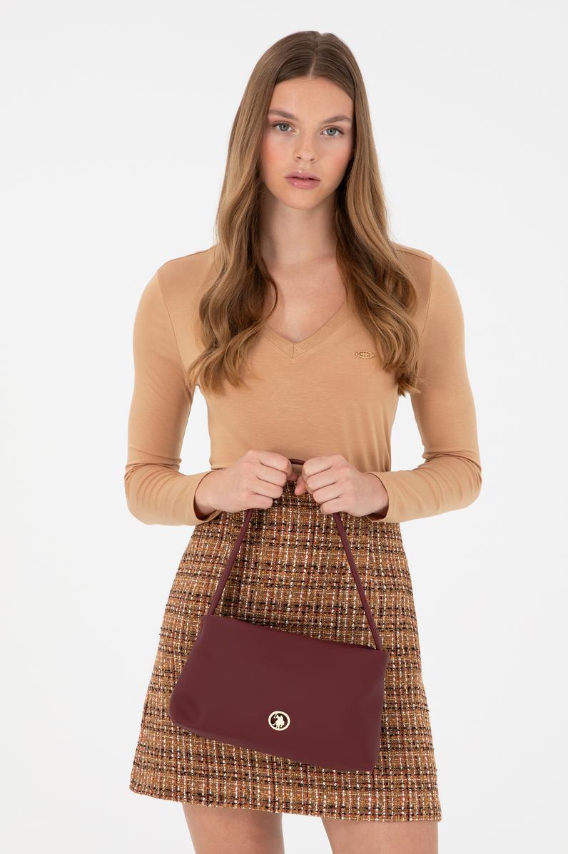 Kadın Bordo Kol Çantası