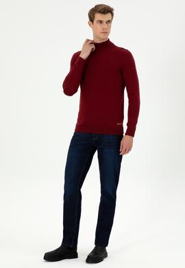 Erkek Koyu Mavi Jean Pantolon - 50289461223