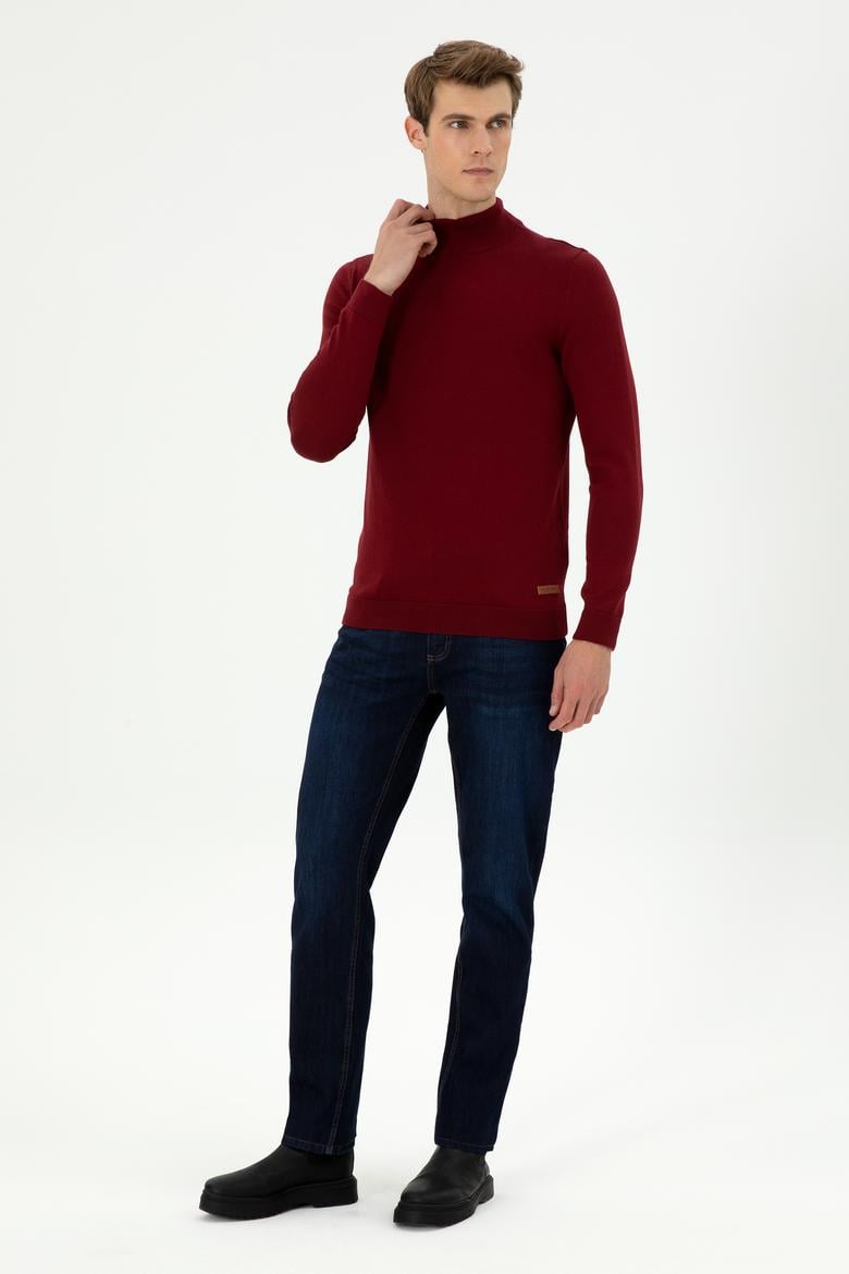 Erkek Koyu Mavi Jean Pantolon - 50289461223