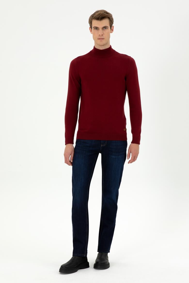 Erkek Koyu Mavi Jean Pantolon