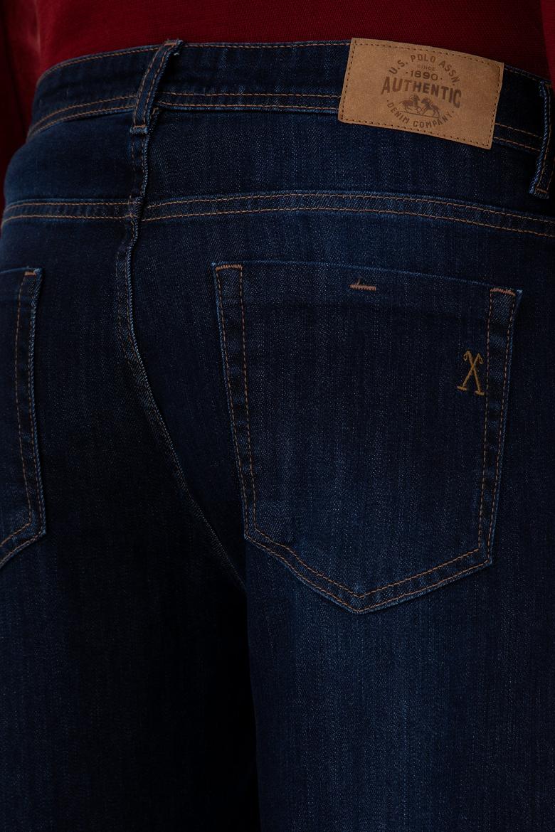 Erkek Koyu Mavi Jean Pantolon - 50289461223