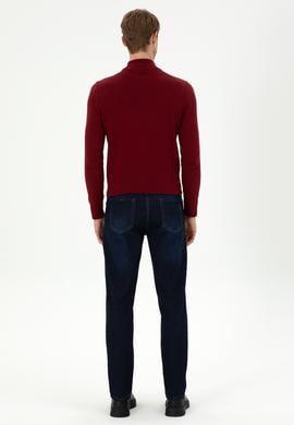 Erkek Koyu Mavi Jean Pantolon - 50289461223