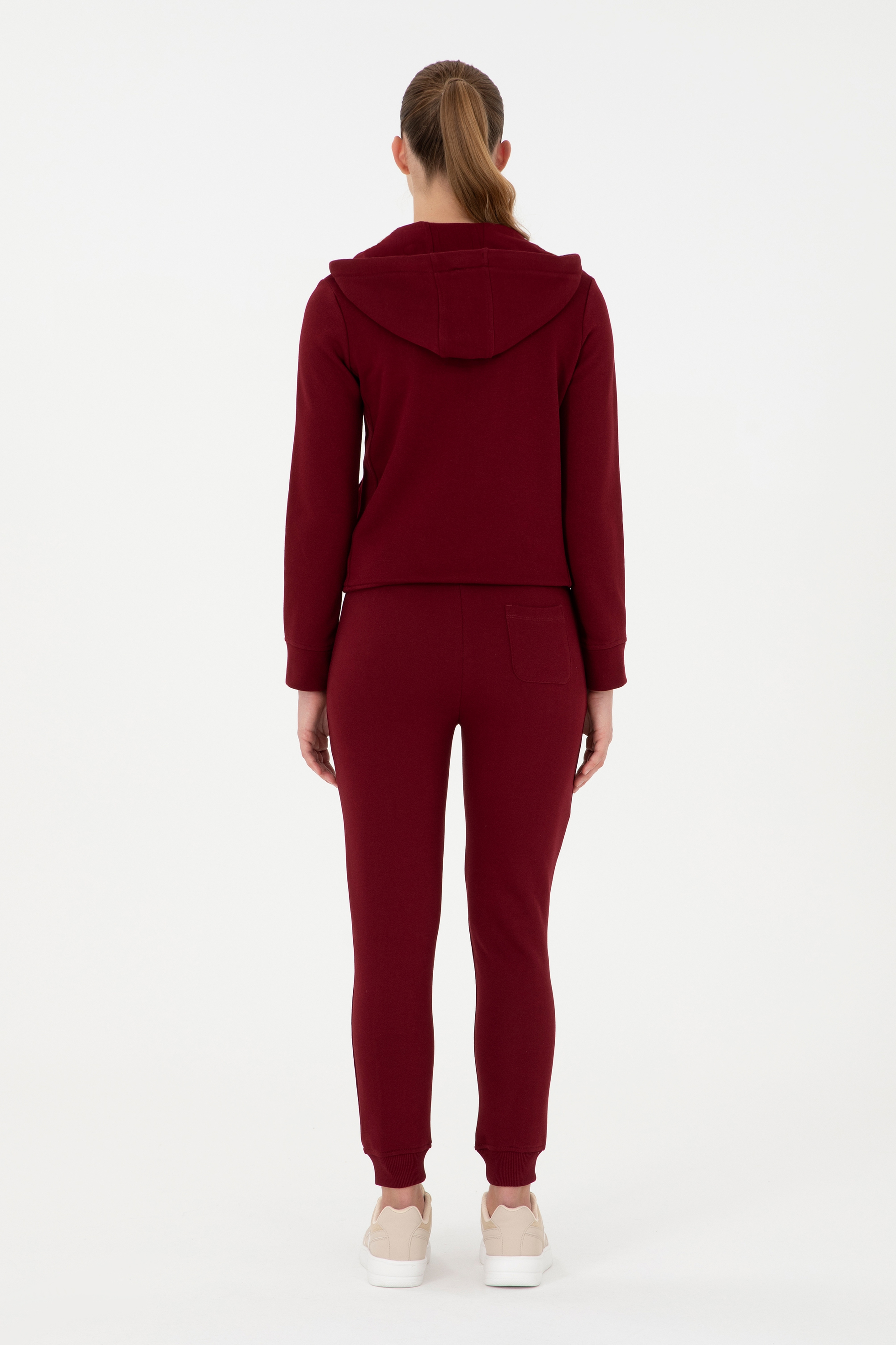 Kadın Bordo Eşofman Altı - Image 4