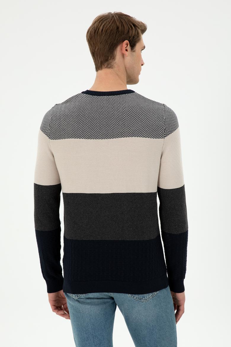 Erkek Lacivert Kazak - 50292867017