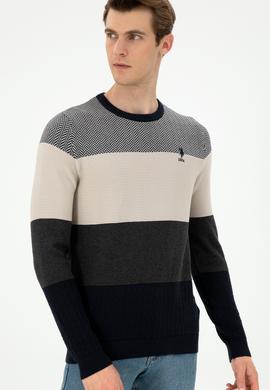 Erkek Lacivert Kazak - 50292867017