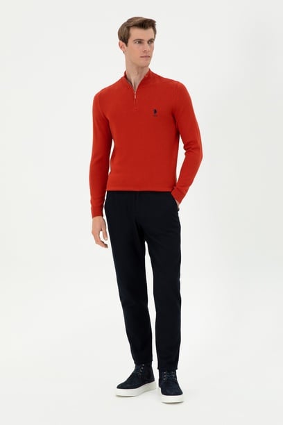 Erkek Carrot Fit Lacivert Kanvas Pantolon