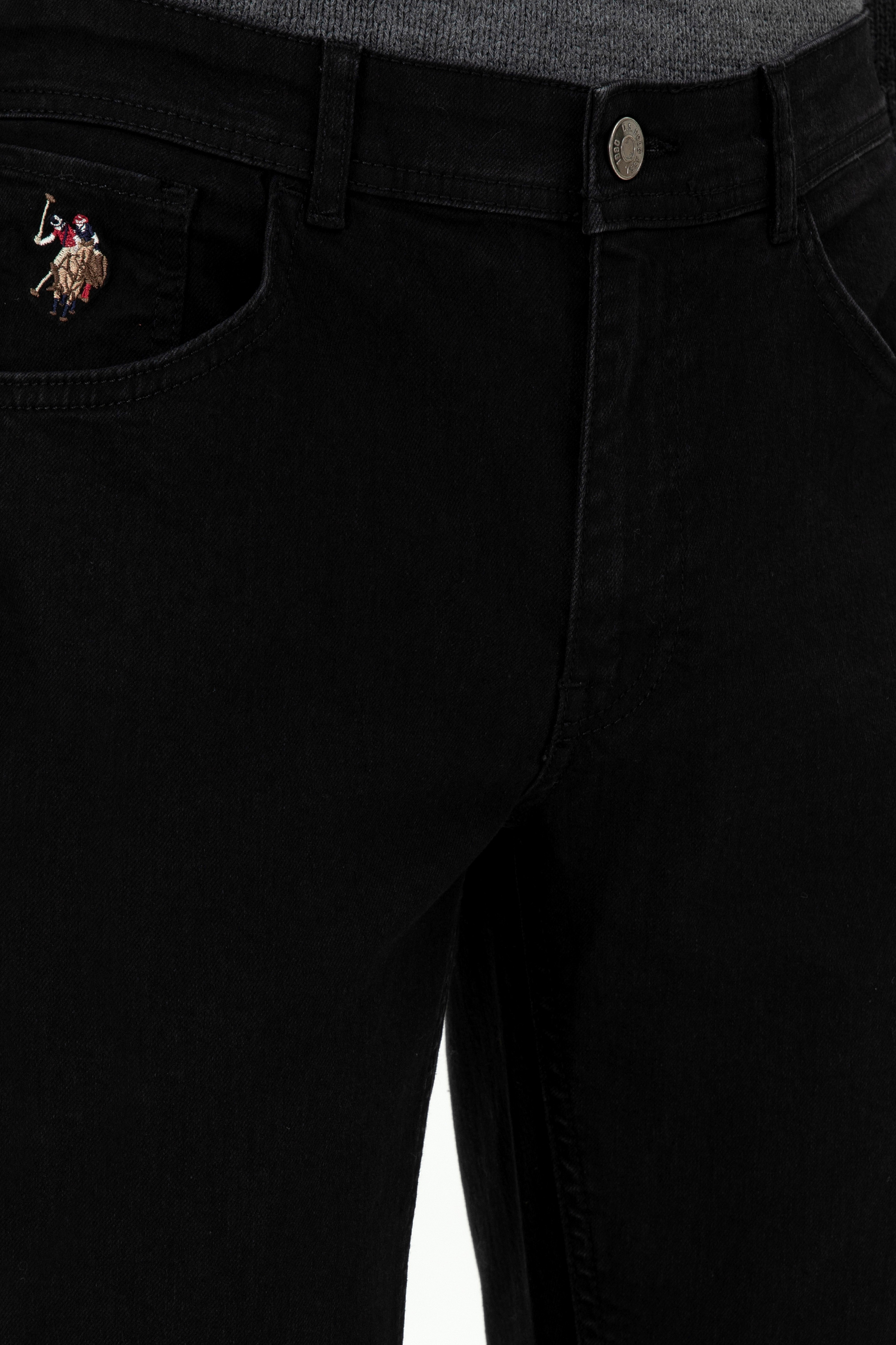 Erkek Siyah Jean Pantolon - Image 5