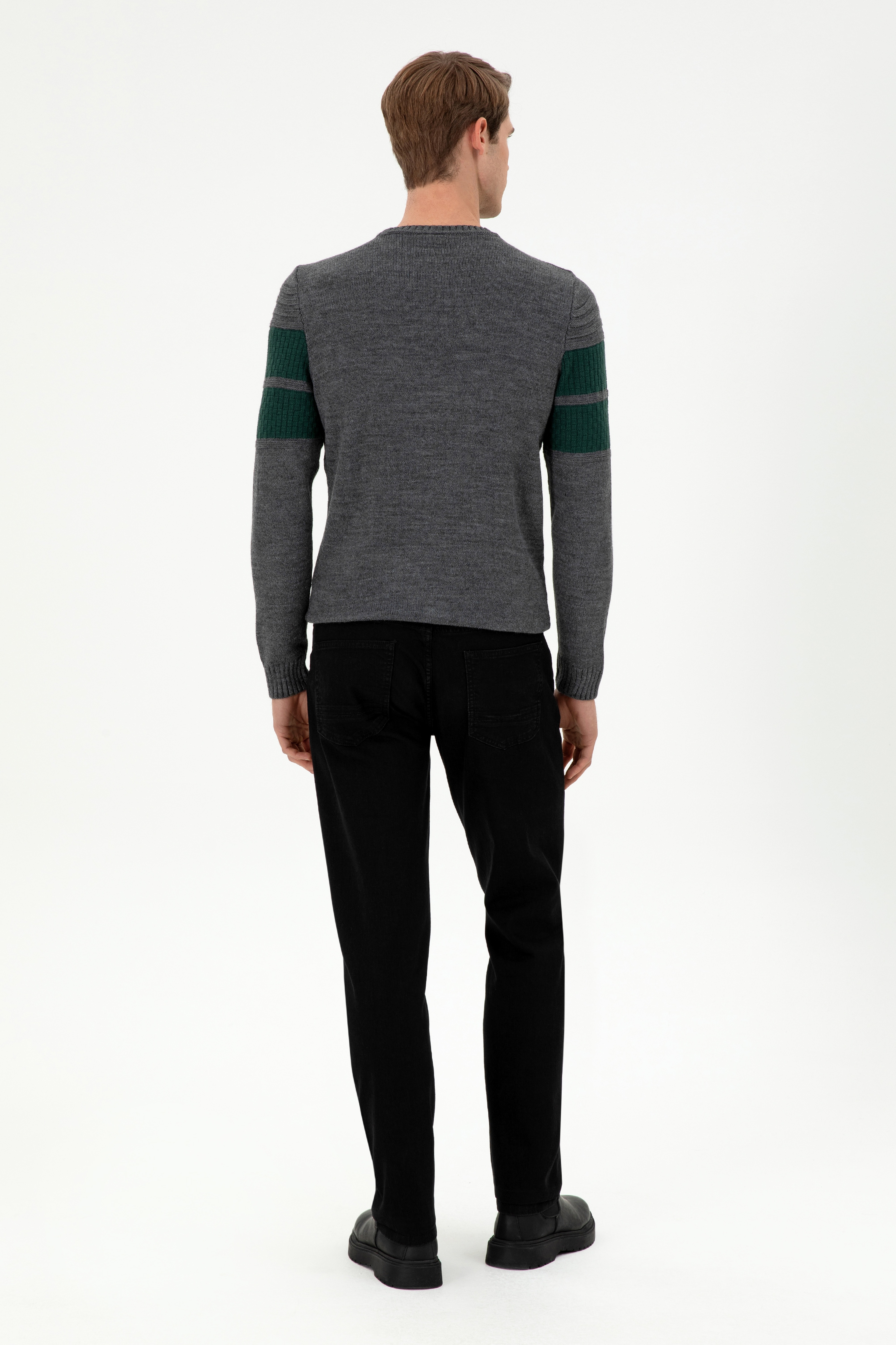 Erkek Siyah Jean Pantolon - Image 4