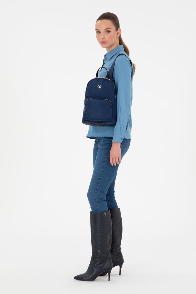 Kadın Lacivert Kapitone Sırt Çantası