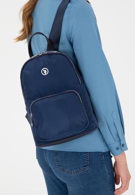 Kadın Lacivert Kapitone Sırt Çantası - 50300295003