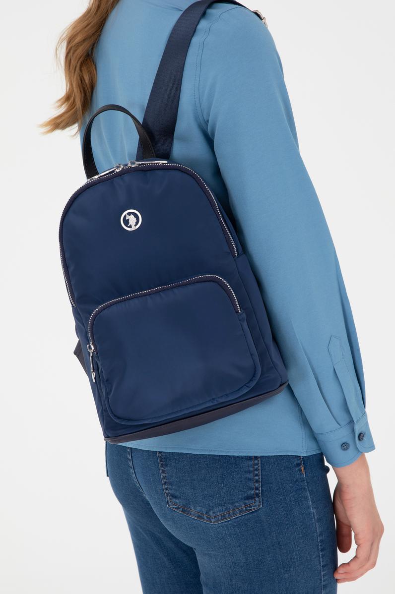 Kadın Lacivert Kapitone Sırt Çantası