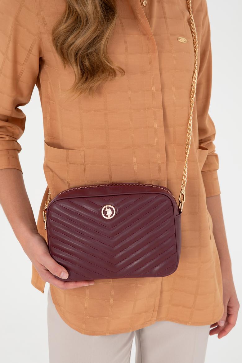 Kadın Bordo Zincir Askılı Çapraz Çanta - 50300327001