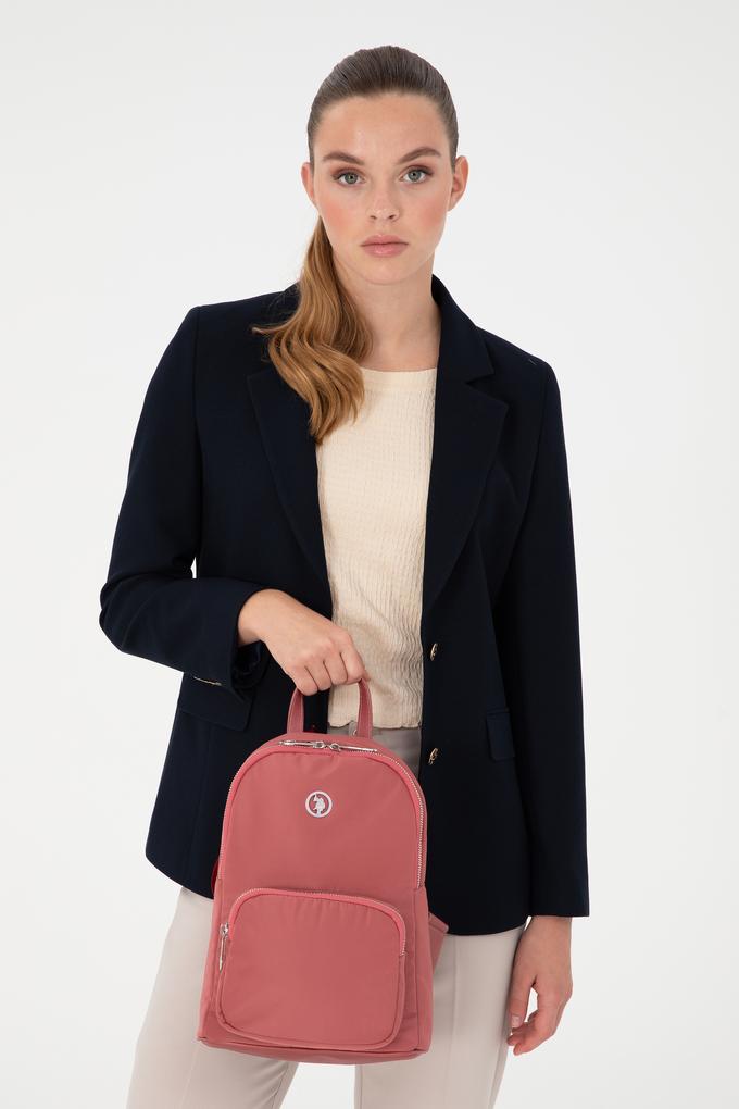 Kadın Gül Kurusu Kapitone Sırt Çantası