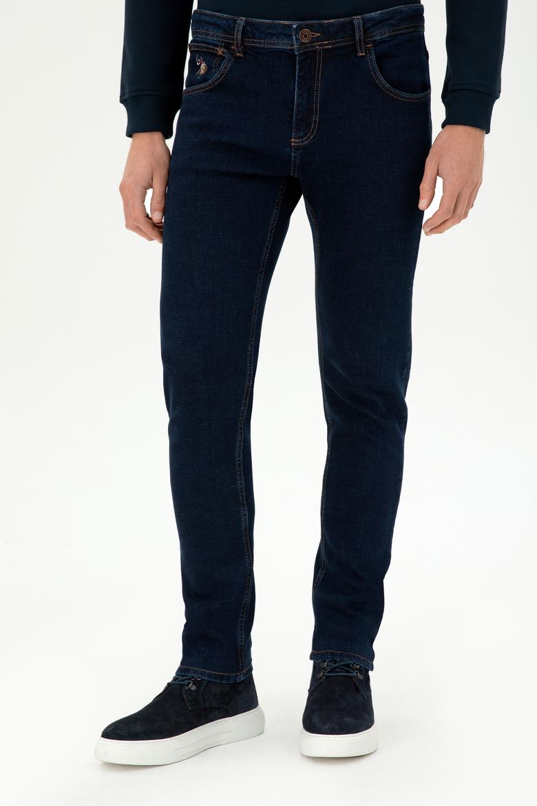 Erkek Eflatun Jean Pantolon - 50289613023