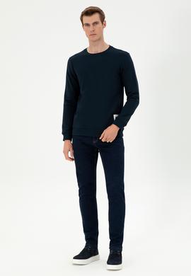 Erkek Eflatun Jean Pantolon - 50289613023