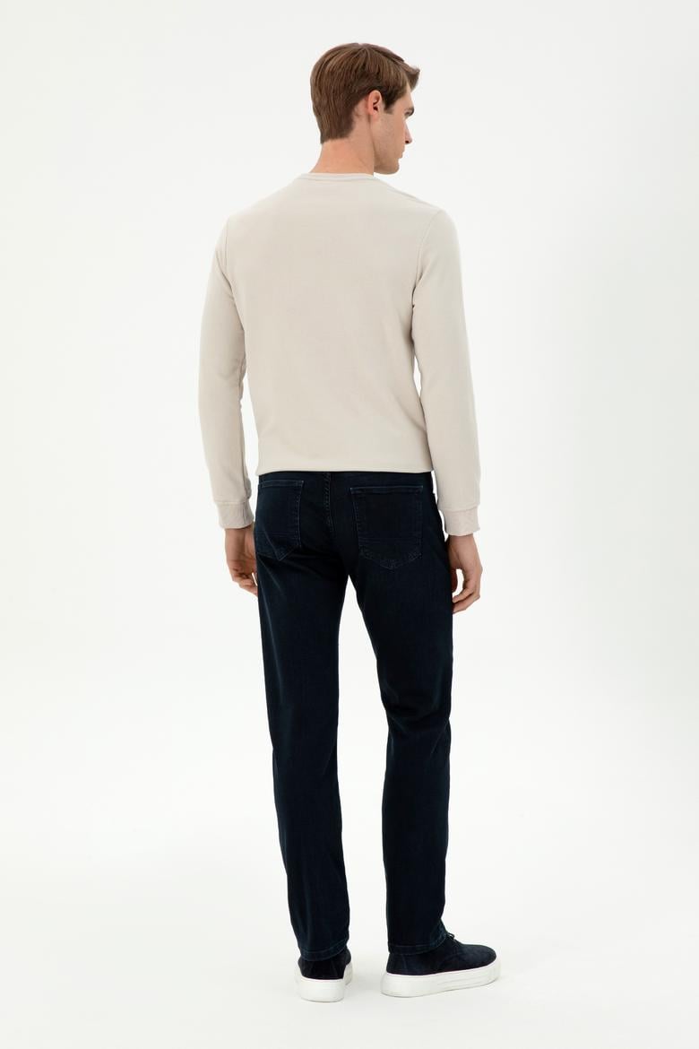 Erkek Lacivert Jean Pantolon - 50290034020