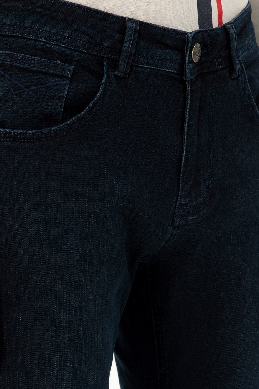 Erkek Lacivert Jean Pantolon