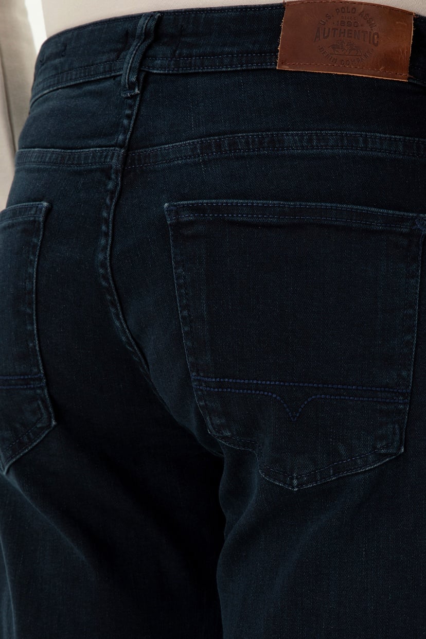 Erkek Lacivert Jean Pantolon