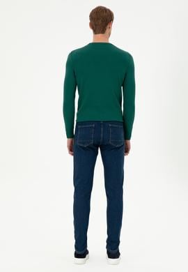 Erkek Mavi Slim Fit Jean Pantolon - 50296850009