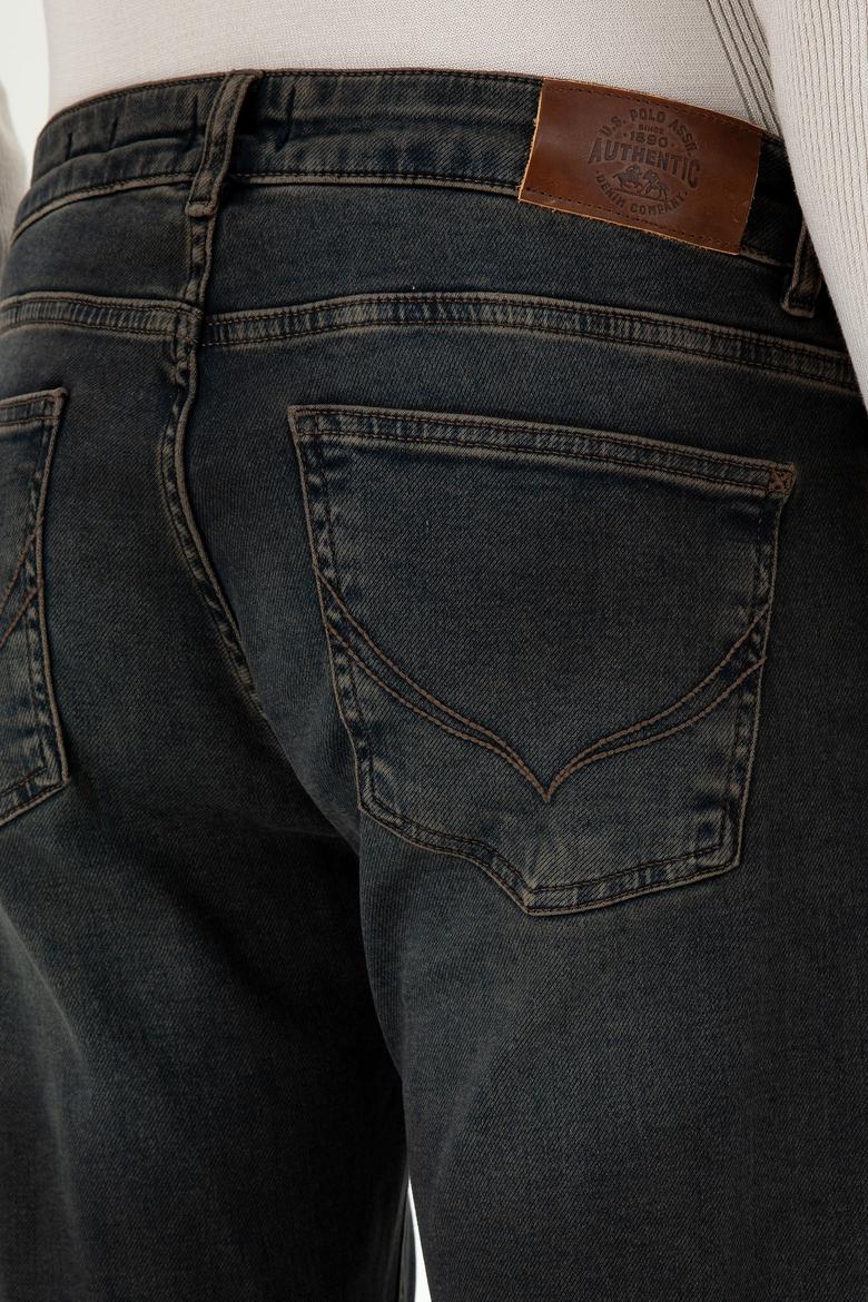 Erkek Kahverengi Jean Pantolon - 50290069016