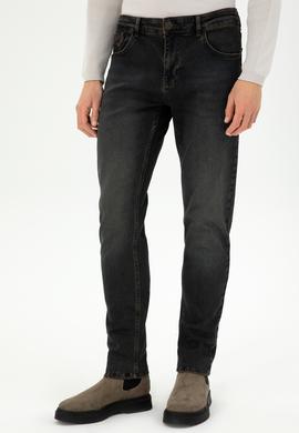 Erkek Kahverengi Jean Pantolon - 50290069016