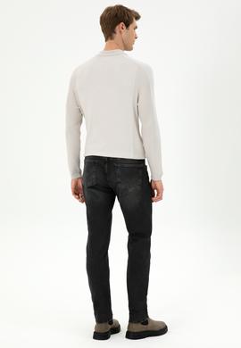 Erkek Kahverengi Jean Pantolon - 50290069016