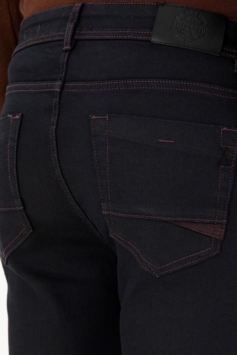 Erkek Bordo Jean Pantolon - 50289506009