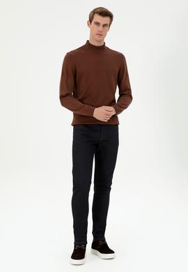 Erkek Bordo Jean Pantolon - 50289506009