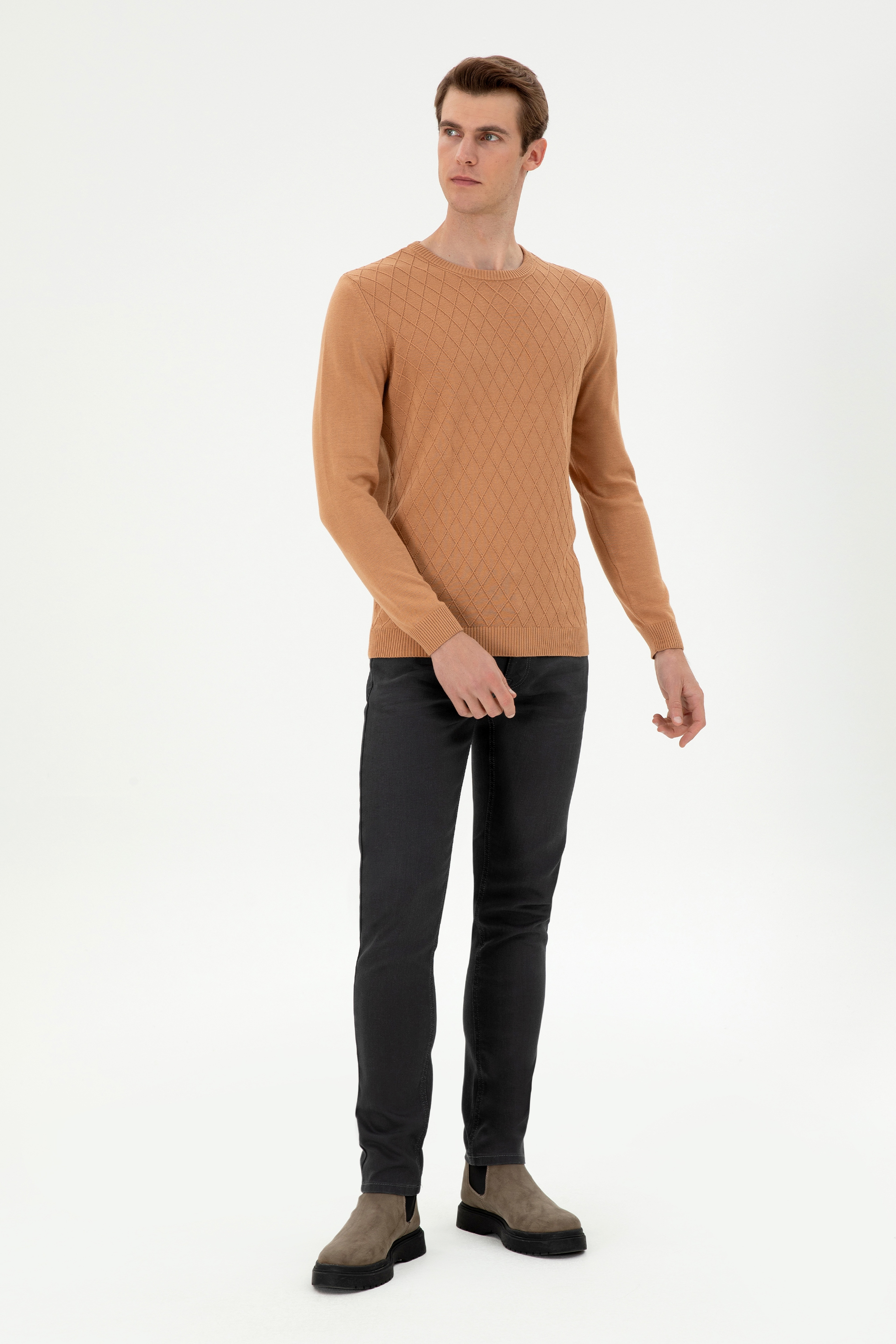 Erkek Antrasit Jean Pantolon - Image 3