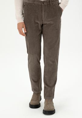 Erkek Regular Fit Vizon Kanvas Pantolon - 50291184298