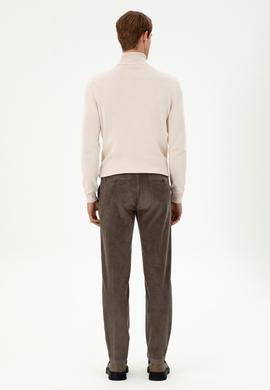 Erkek Regular Fit Vizon Kanvas Pantolon - 50291184298