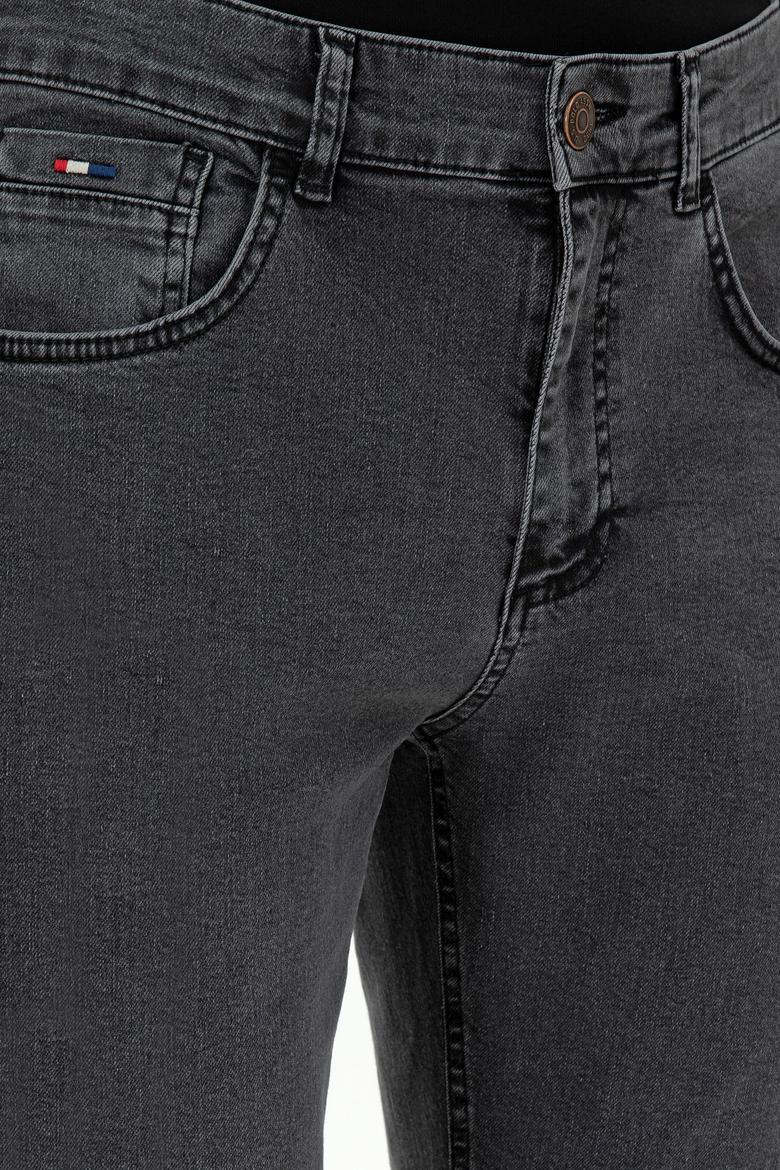 Erkek Gri Slim Fit Jean Pantolon - 50297161128