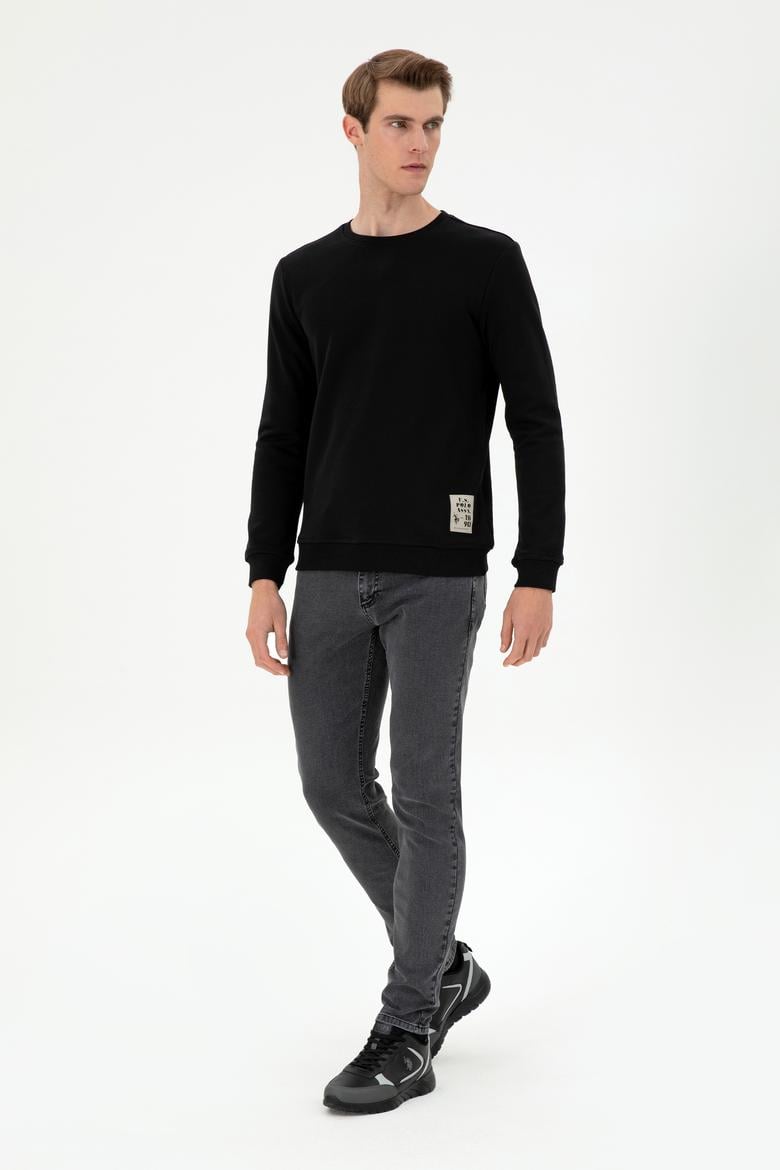 Erkek Gri Slim Fit Jean Pantolon - 50297161128